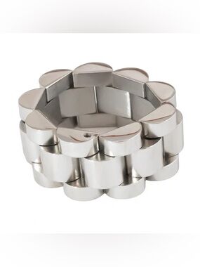 Rolex Style 10mm Watchband Link Stainless Steel Band Ring